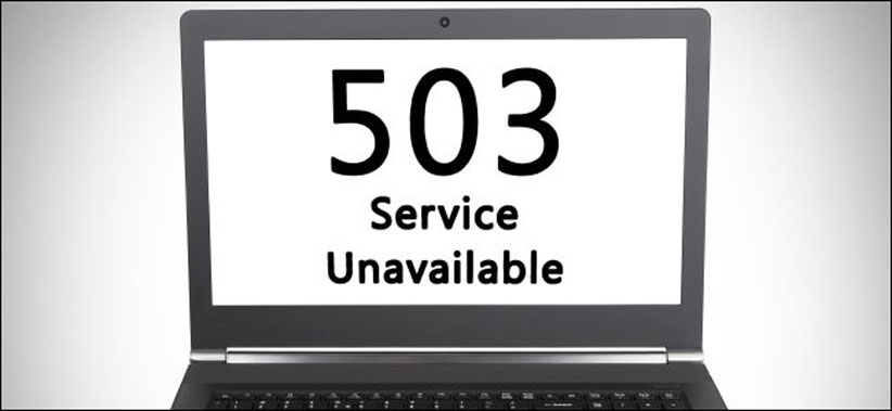 ۵۰۳ Service Unavailable Error